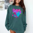90's Vibe Retro Style Cassette Tape Nostalgia 1990s Party Comfort Colors Sweatshirt Chalky Mint