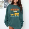 Ask Me About Ancient Times I'm From The 1900s Humorous Joke Comfort Colors Sweatshirt Chalky Mint