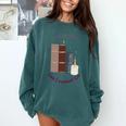 I Like Big Books Bookworm Tee Comfort Colors Sweatshirt Chalky Mint