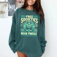 Book Lover Banned Books Reading Banned Books Comfort Colors Sweatshirt Chalky Mint