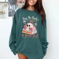 Book Lover Saying Buy Me Books And Call Me A Good Girl Comfort Colors Sweatshirt Chalky Mint Book Lover Saying Buy Me Books And Call Me A Good Girl Comfort Colors Sweatshirt Chalky Mint