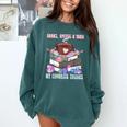 Books Coffee Yarn Lover My Favorite Things Comfort Colors Sweatshirt Chalky Mint