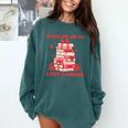 Books Are My Love Language Valentine Book Reading Teacher Comfort Colors Sweatshirt Chalky Mint