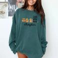 Bookworm Woman Reading Fiction Novels Library Book Store Comfort Colors Sweatshirt Chalky Mint