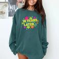 Cartoons Retro 18 Years Later Groovy Pop Art Nostalgia Comfort Colors Sweatshirt Chalky Mint Cartoons Retro 18 Years Later Groovy Pop Art Nostalgia Comfort Colors Sweatshirt Chalky Mint