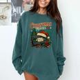 Christmas Movies Chill Retro VHS Holiday Nostalgia Comfort Colors Sweatshirt Chalky Mint