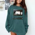 Classic VHS Tape Nostalgia Retro Comfort Colors Sweatshirt Chalky Mint