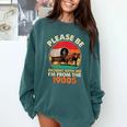 Dad Father's Day Please Be Patient I'm From The 1900s Comfort Colors Sweatshirt Chalky Mint Dad Father's Day Please Be Patient I'm From The 1900s Comfort Colors Sweatshirt Chalky Mint