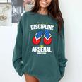 Discipline Arsenal Pinoy Nostalgia Filipino Tsinelas Premium Tri-Blend Comfort Colors Sweatshirt Chalky Mint