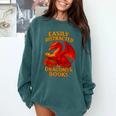 Easily Distracted By Dragons And Books Reading Comfort Colors Sweatshirt Chalky Mint Easily Distracted By Dragons And Books Reading Comfort Colors Sweatshirt Chalky Mint