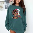 Education Is Freedom History Month Teacher Books Afro Comfort Colors Sweatshirt Chalky Mint Education Is Freedom History Month Teacher Books Afro Comfort Colors Sweatshirt Chalky Mint