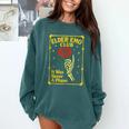 Elder Emo Club Emo Gothic Music Nostalgia Comfort Colors Sweatshirt Chalky Mint