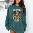Emo Mom Club Still Rockin Skeleton Nostalgia Women Mother Comfort Colors Sweatshirt Chalky Mint Emo Mom Club Still Rockin Skeleton Nostalgia Women Mother Comfort Colors Sweatshirt Chalky Mint