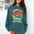 Error 404 Streaming Not Found Nostalgia VHS Retro Tape Comfort Colors Sweatshirt Chalky Mint