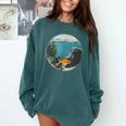 Fish Bowl Frutiger Aero Y2K Retro Vibes Comfort Colors Sweatshirt Chalky Mint