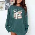 Never Forget VHS Tape Cassette Floppy Disk Nostalgia 80s 90s Comfort Colors Sweatshirt Chalky Mint Never Forget VHS Tape Cassette Floppy Disk Nostalgia 80s 90s Comfort Colors Sweatshirt Chalky Mint
