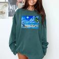 Frutiger Aero Beach Y2k Aesthetic Palm Tree Sand Ocean Premium Comfort Colors Sweatshirt Chalky Mint