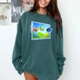 Frutiger Aero Fish Comfort Colors Sweatshirt Chalky Mint Frutiger Aero Fish Comfort Colors Sweatshirt Chalky Mint