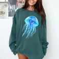 Frutiger Aero Y2K Jellyfish Comfort Colors Sweatshirt Chalky Mint