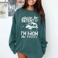 Fun Old People Please Be Patient With Me I'm From The 1900s Comfort Colors Sweatshirt Chalky Mint