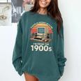 Geek Please Be Patient I'm From The 1900s Retro Computer PC Comfort Colors Sweatshirt Chalky Mint