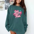 Girls Just Wanna Have Fun Retro 80s Nostalgia Night Out Comfort Colors Sweatshirt Chalky Mint Girls Just Wanna Have Fun Retro 80s Nostalgia Night Out Comfort Colors Sweatshirt Chalky Mint