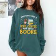 Iced Coffee And Spicy Books Iced Coffee Lover Cold Brew Comfort Colors Sweatshirt Chalky Mint