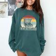 I'm Not Old I'm Classic Turntable Retro Nostalgia Comfort Colors Sweatshirt Chalky Mint