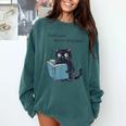 Just One More Chapter Bookworm Cat Book Lover Comfort Colors Sweatshirt Chalky Mint Just One More Chapter Bookworm Cat Book Lover Comfort Colors Sweatshirt Chalky Mint