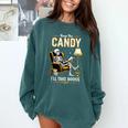 Keep The Candy I'Ll Take Books Halloween Comfort Colors Sweatshirt Chalky Mint