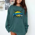 Kindness Is My Superpower Retro Comic Book T-Shirt Comfort Colors Sweatshirt Chalky Mint