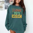 I Love 70's Music Retro Style Nostalgia Vibe 1970 70's Party Premium Tri-Blend Comfort Colors Sweatshirt Chalky Mint I Love 70's Music Retro Style Nostalgia Vibe 1970 70's Party Premium Tri-Blend Comfort Colors Sweatshirt Chalky Mint