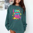 I Love The 90'S 90s Nostalgia Comfort Colors Sweatshirt Chalky Mint I Love The 90'S 90s Nostalgia Comfort Colors Sweatshirt Chalky Mint