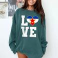 Love Yugoslavia Proud Yugoslav Nostalgia Comfort Colors Sweatshirt Chalky Mint Love Yugoslavia Proud Yugoslav Nostalgia Comfort Colors Sweatshirt Chalky Mint