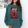 Marvel Spider-Man Eddie Brock Carnage Comic Book Cover Comfort Colors Sweatshirt Chalky Mint