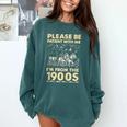 Men Women Please Be Patient With Me I'm From The 1900s Comfort Colors Sweatshirt Chalky Mint