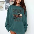 Be Patient With Me I'm From The 1900s Horse-Drawn Wagon Comfort Colors Sweatshirt Chalky Mint