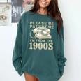 Patient Me I'm From The 1900s Premium Comfort Colors Sweatshirt Chalky Mint