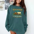 Please Be Patient With Me I'm From The 1900s Classic Game Comfort Colors Sweatshirt Chalky Mint