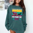 Please Be Patient With Me I'm From The 1900s Cool Dad Premium Comfort Colors Sweatshirt Chalky Mint
