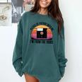 Please Be Patient With Me I'm From The 1900s Floppy Disk Comfort Colors Sweatshirt Chalky Mint