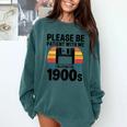 Please Be Patient With Me I'm From The 1900s Floppy Disk Premium Comfort Colors Sweatshirt Chalky Mint