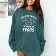 Please Be Patient I'm From The 1900s Gaming Comfort Colors Sweatshirt Chalky Mint