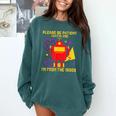 Please Be Patient With Me I'm From The 1900s Gen X Robot Comfort Colors Sweatshirt Chalky Mint