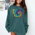 Please Be Be Patient With Me I'm From The 1900s Hippie Comfort Colors Sweatshirt Chalky Mint