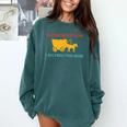 Please Be Patient I'm From The 1900s Millennial Humor Retro Comfort Colors Sweatshirt Chalky Mint
