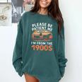 Please Be Patient With Me I'm From The 1900s Old Comfort Colors Sweatshirt Chalky Mint