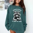 Please Be Patient I'm From The 1900s Old People Retro Comfort Colors Sweatshirt Chalky Mint