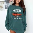 Please Be Patient With Me I'm From The 1900s Old School Comfort Colors Sweatshirt Chalky Mint