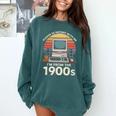 Please Be Patient I'm From The 1900s Retro Computer Geek PC Comfort Colors Sweatshirt Chalky Mint Please Be Patient I'm From The 1900s Retro Computer Geek PC Comfort Colors Sweatshirt Chalky Mint